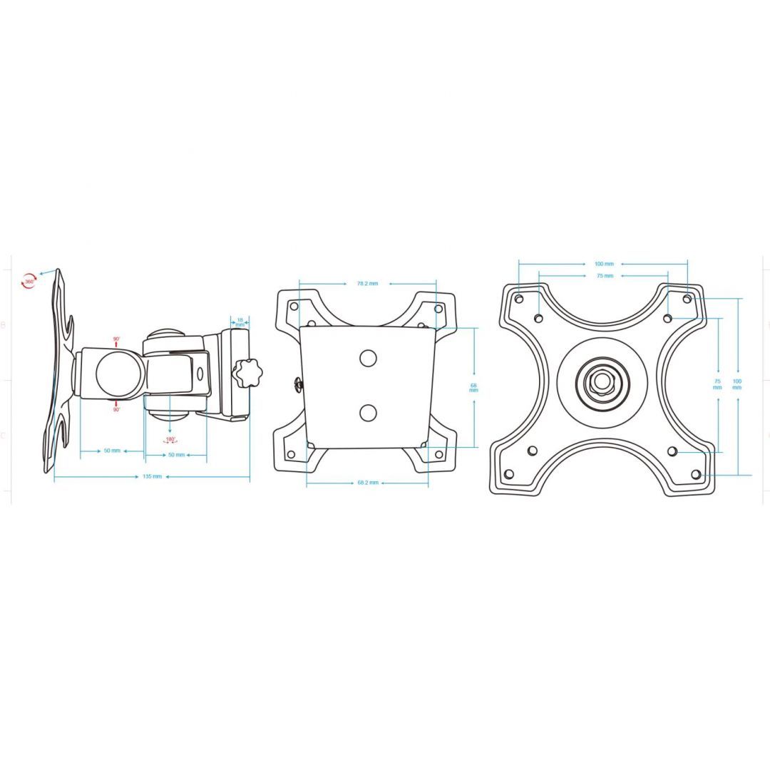 Manhattan Monitor Wall Mount