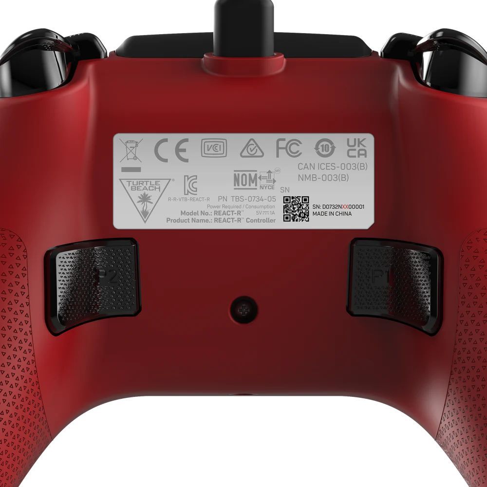 Turtle Beach REACT-R USB Gamepad Pixel Red