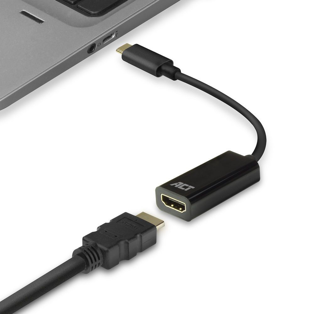 ACT AC7305 USB-C to 4K HDMI Adapter Black