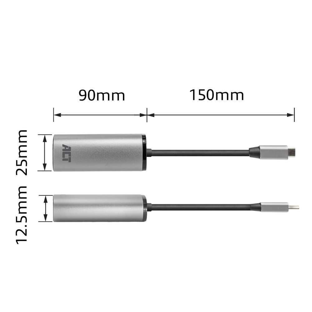 ACT AC7081 USB-C to 2.5 Gigabit Ethernet Adapter