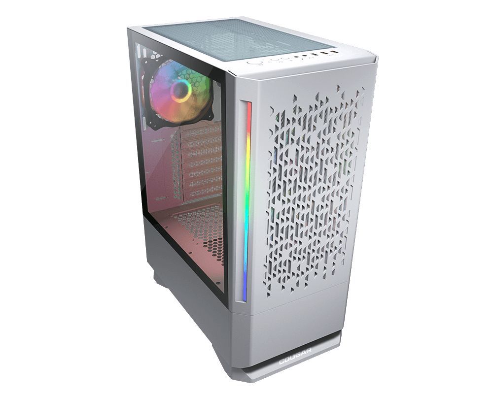 Cougar MX430 Air RGB Tempered Glass White