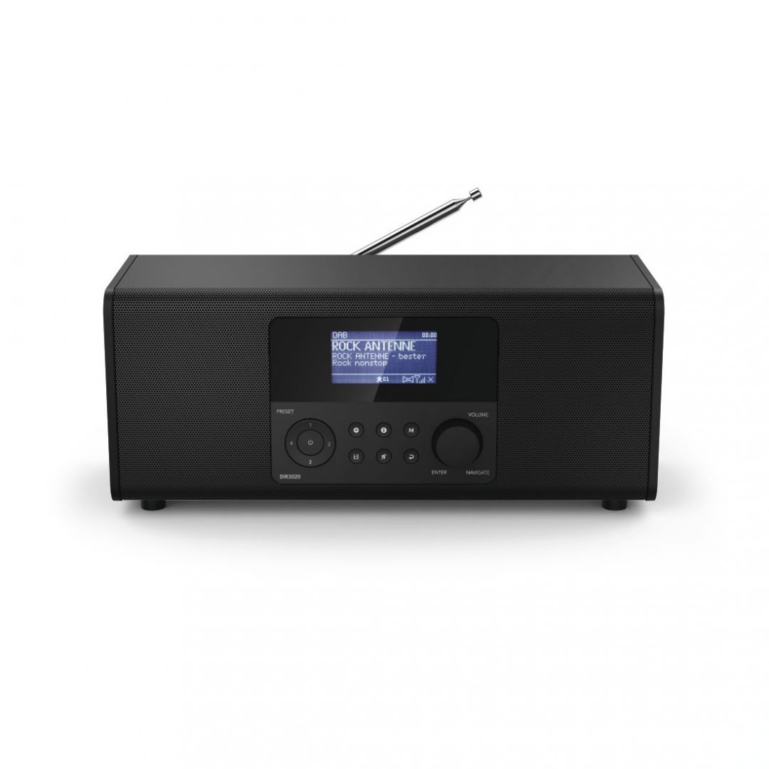 Hama DIR3020 Digital Radio/Internet Radio DAB+/FM Black