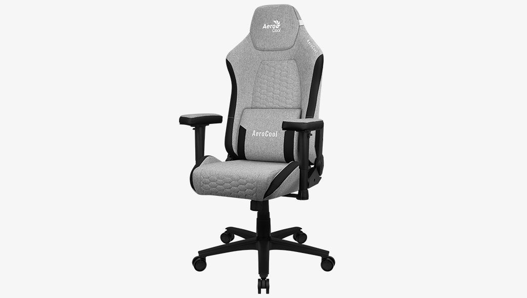 Aerocool CROWN AeroWeave Gaming Chair Ash Grey