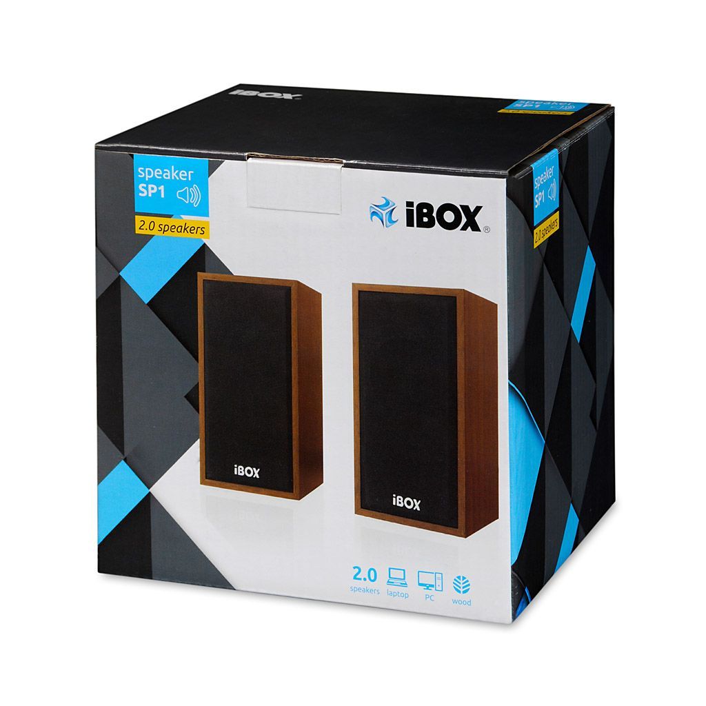 iBox IGLSP1 Speaker Cherry Wood