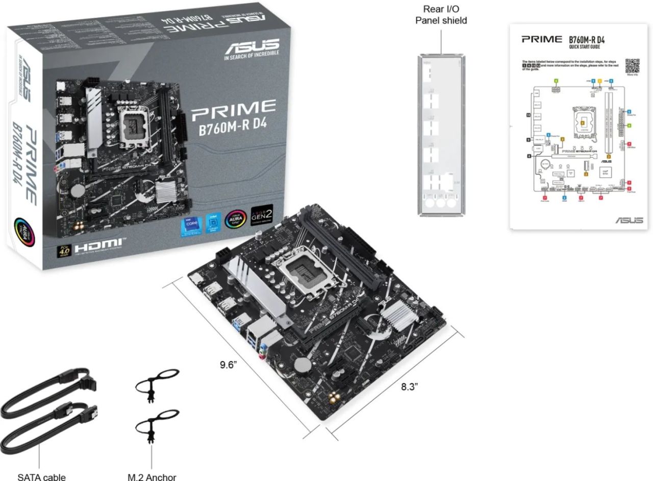 Asus B760M-R D4