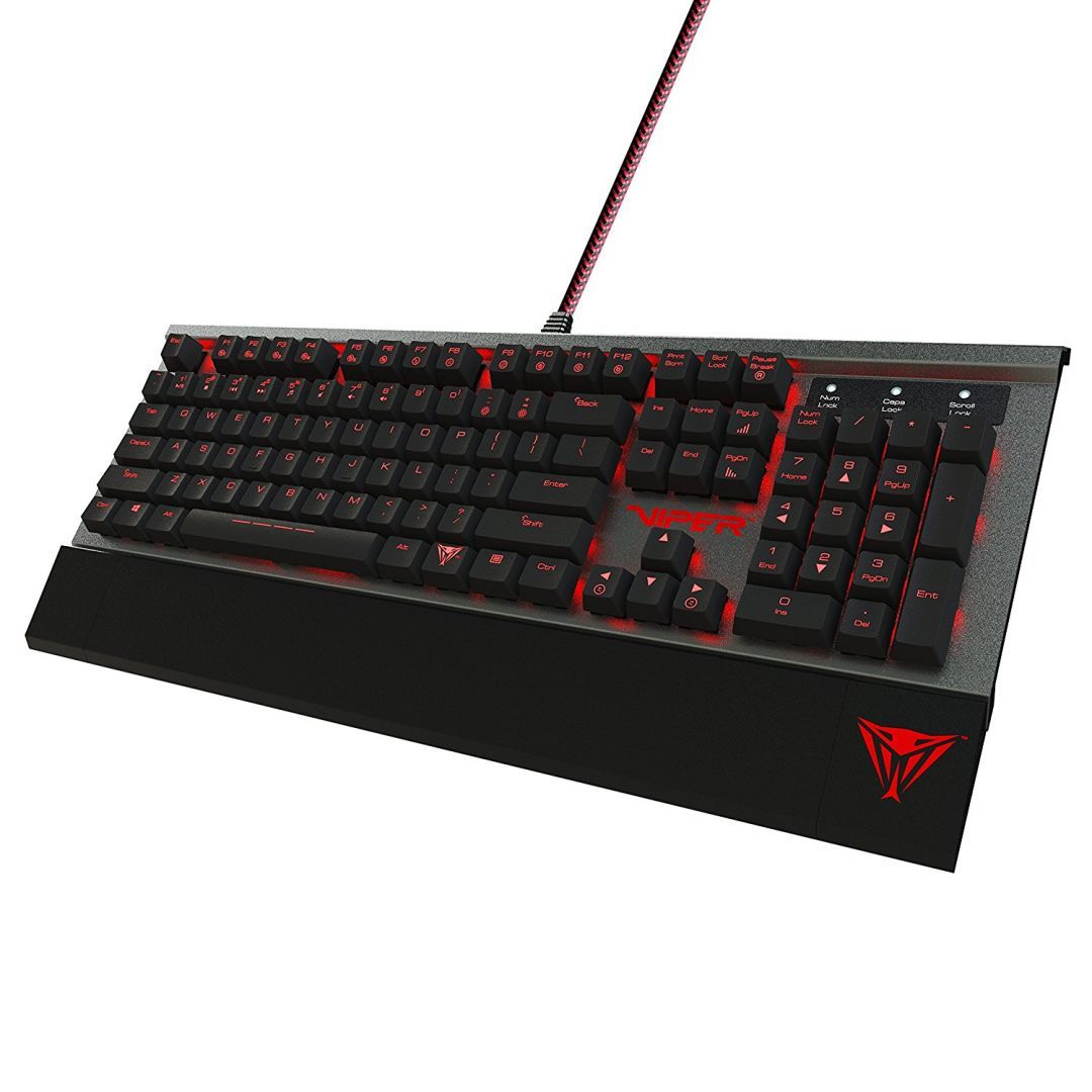 Patriot Viper V730 Mechanical Kailh Brown Switch LED Gamming keyobard Black ENG