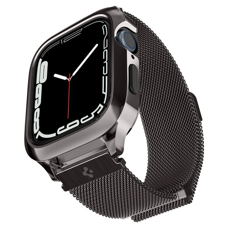 Spigen Metal Fit Pro, graphite - Apple Watch 8/7 45mm