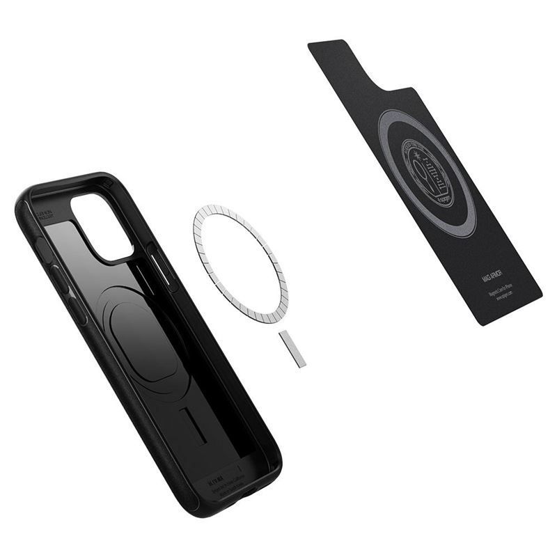 Spigen Mag Armor MagSafe, black - iPhone 12/Pro