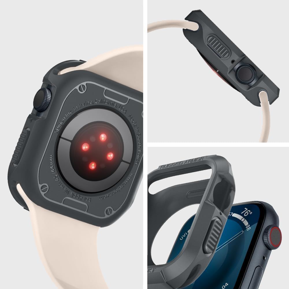 Spigen Rugged Armor Apple Watch 45mm/44mm Dark Gray