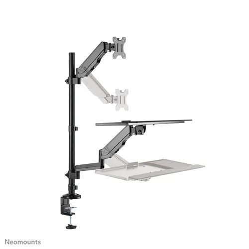 Neomounts DS90-325BL1 Desk Mounted Sit-Stand Workstation 17"-32" Black