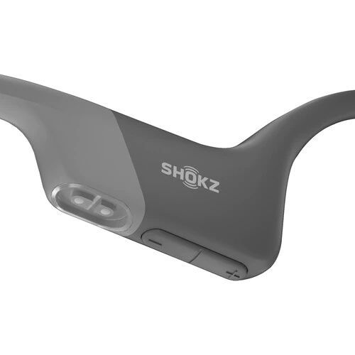 Shokz Openrun Bone Conduction Open-Ear Endurance Bluetooth Headset Grey