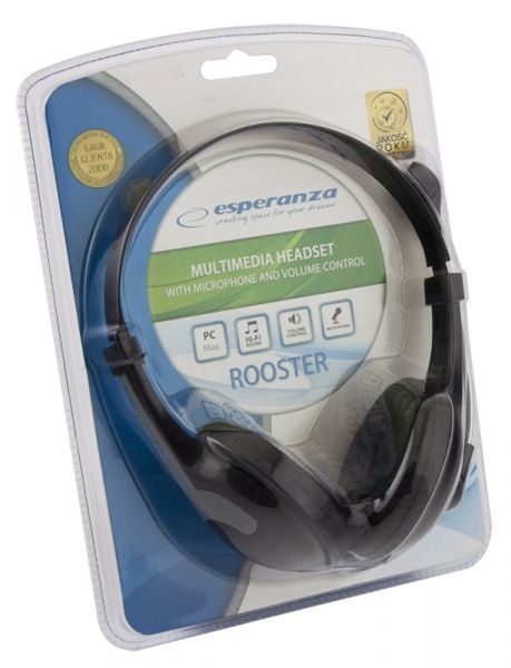 Esperanza Rooster Headset Black