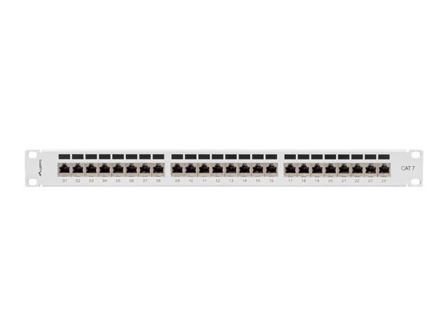 Lanberg 24-port Patch Panel 1U Grey