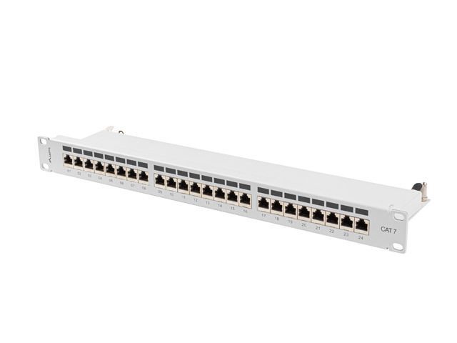 Lanberg 24-port Patch Panel 1U Grey