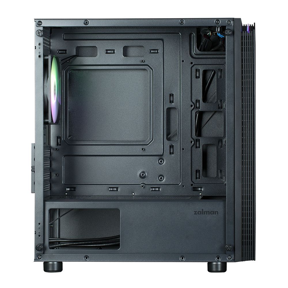 Zalman T4 Plus RGB Tempered Glass Black