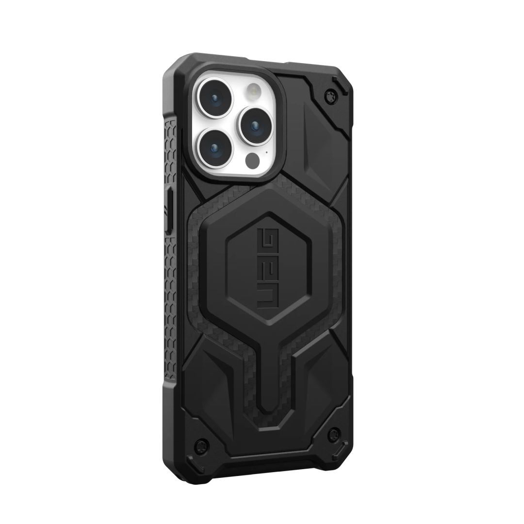 UAG Monarch Pro case for MagSafe iPhone 15 Pro Max Carbon Fiber