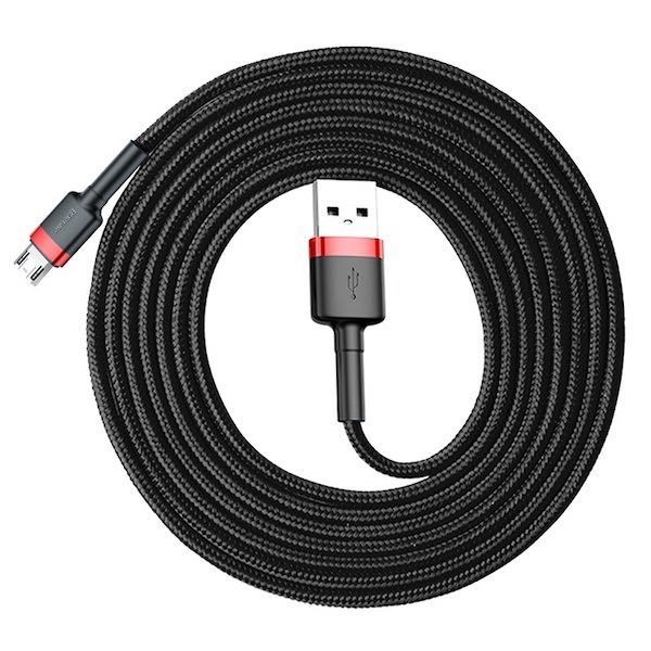 Baseus Cafule Micro-USB Cable 1,5A 2m Black/Red