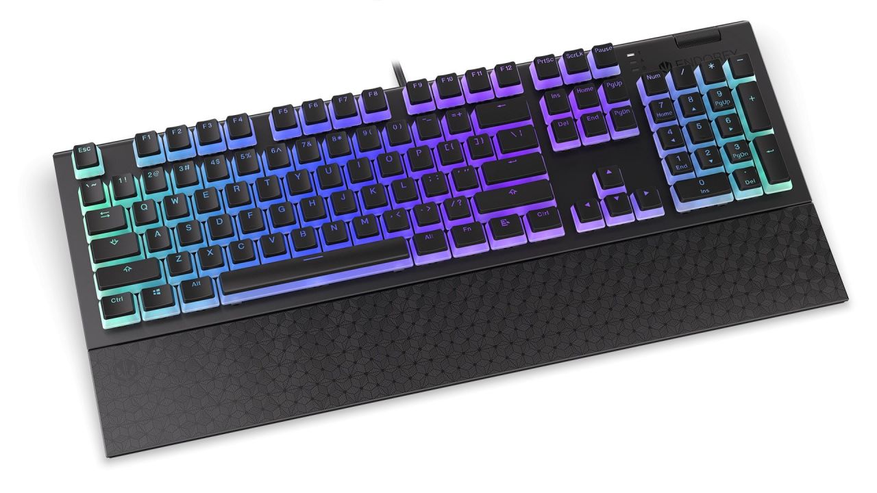 Endorfy Omnis Pudding Blue Switch Mechanical Keyboard Black US