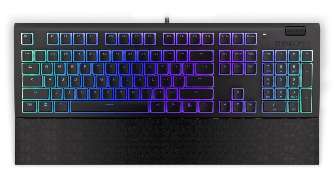 Endorfy Omnis Pudding Blue Switch Mechanical Keyboard Black US