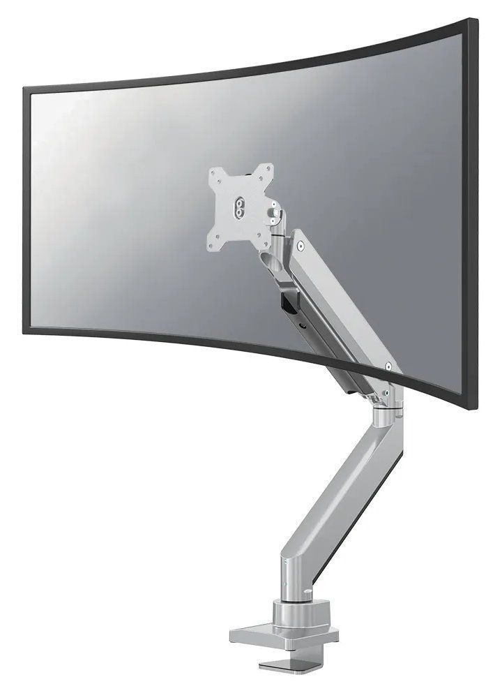 Neomounts NM-D775SILVERPLUS desk monitor arm for curved screens 10"-49" Silver