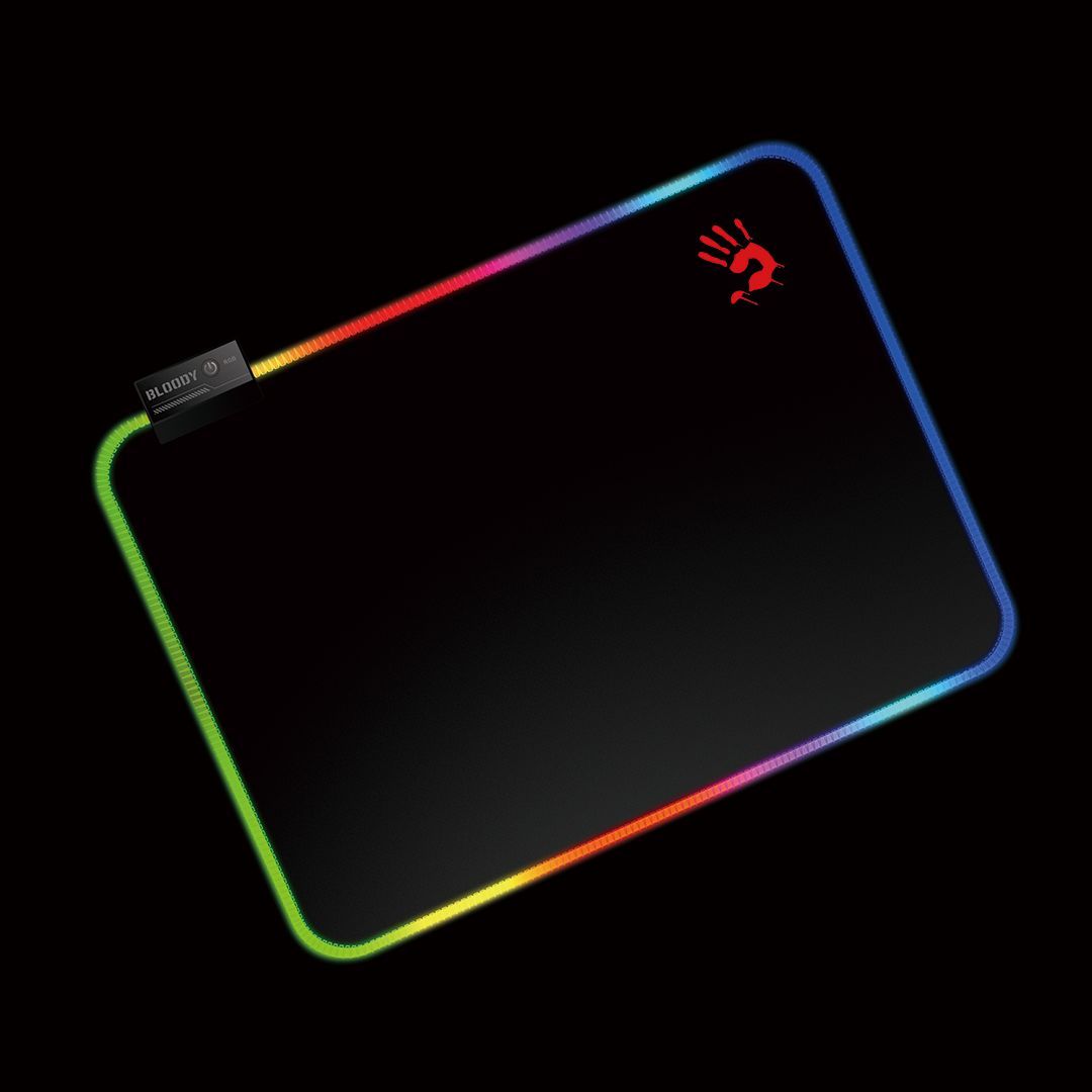 A4-Tech Bloody MP-35N RGB Gamer Egérpad Black