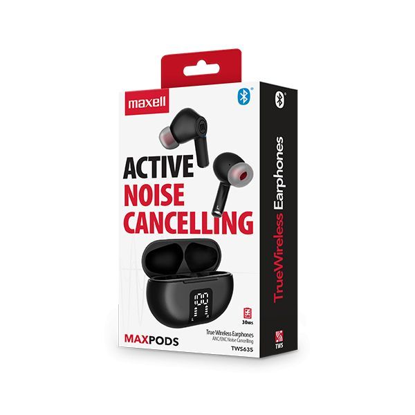 Maxell Maxpods Bluetooth Headset Black