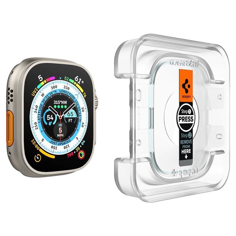 Spigen Glass EZ Fit 2 Pack - Apple Watch Ultra 49mm