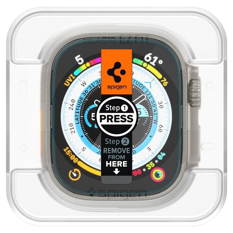 Spigen Glass EZ Fit 2 Pack - Apple Watch Ultra 49mm