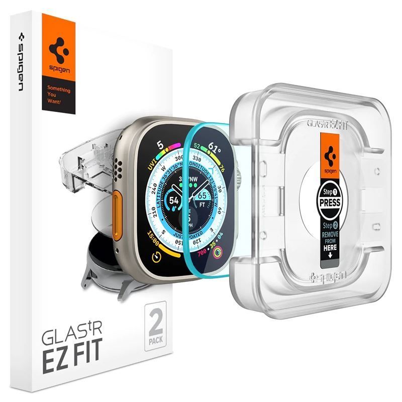 Spigen Glass EZ Fit 2 Pack - Apple Watch Ultra 49mm