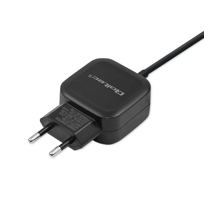 Qoltec 17W Mobile Device Charger Black