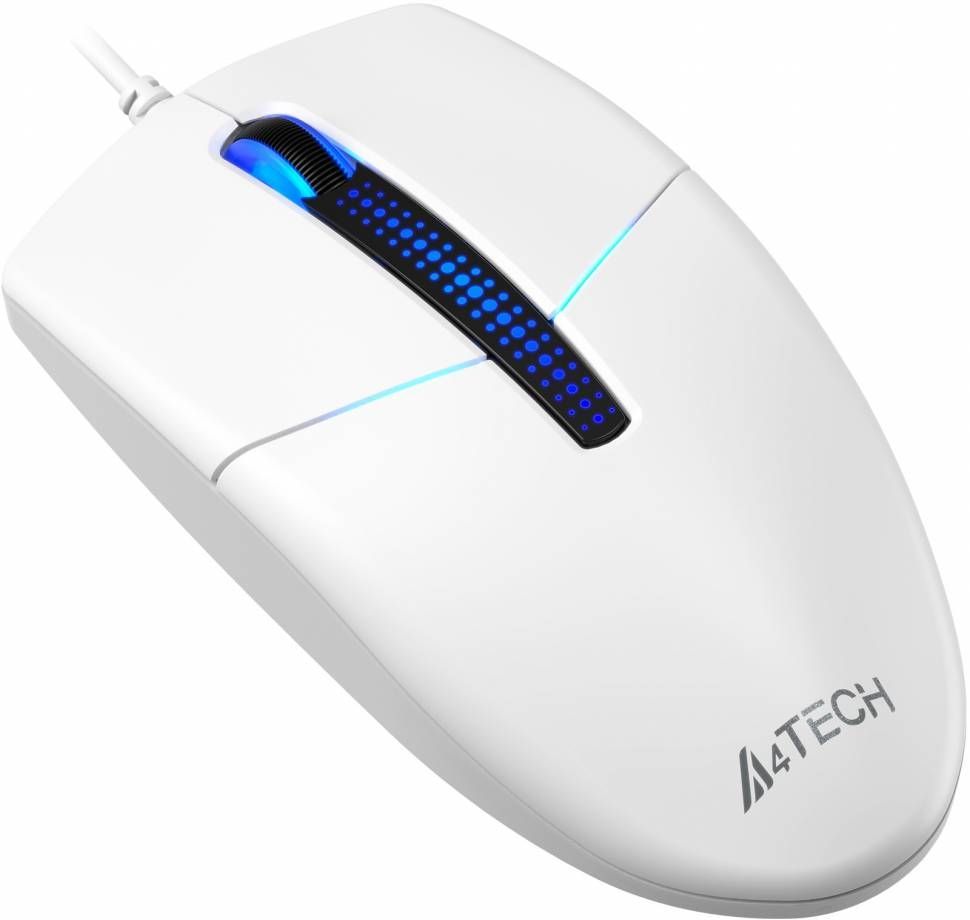 A4-Tech N-530S Illuminate Mouse White