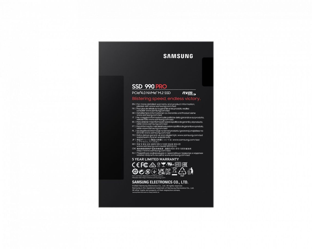 Samsung 1TB M.2 2280 NVMe 990 Pro