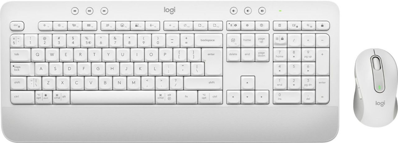 Logitech Signature MK650 Combo for Business Wireless Keyboard+Mouse Off-White HU