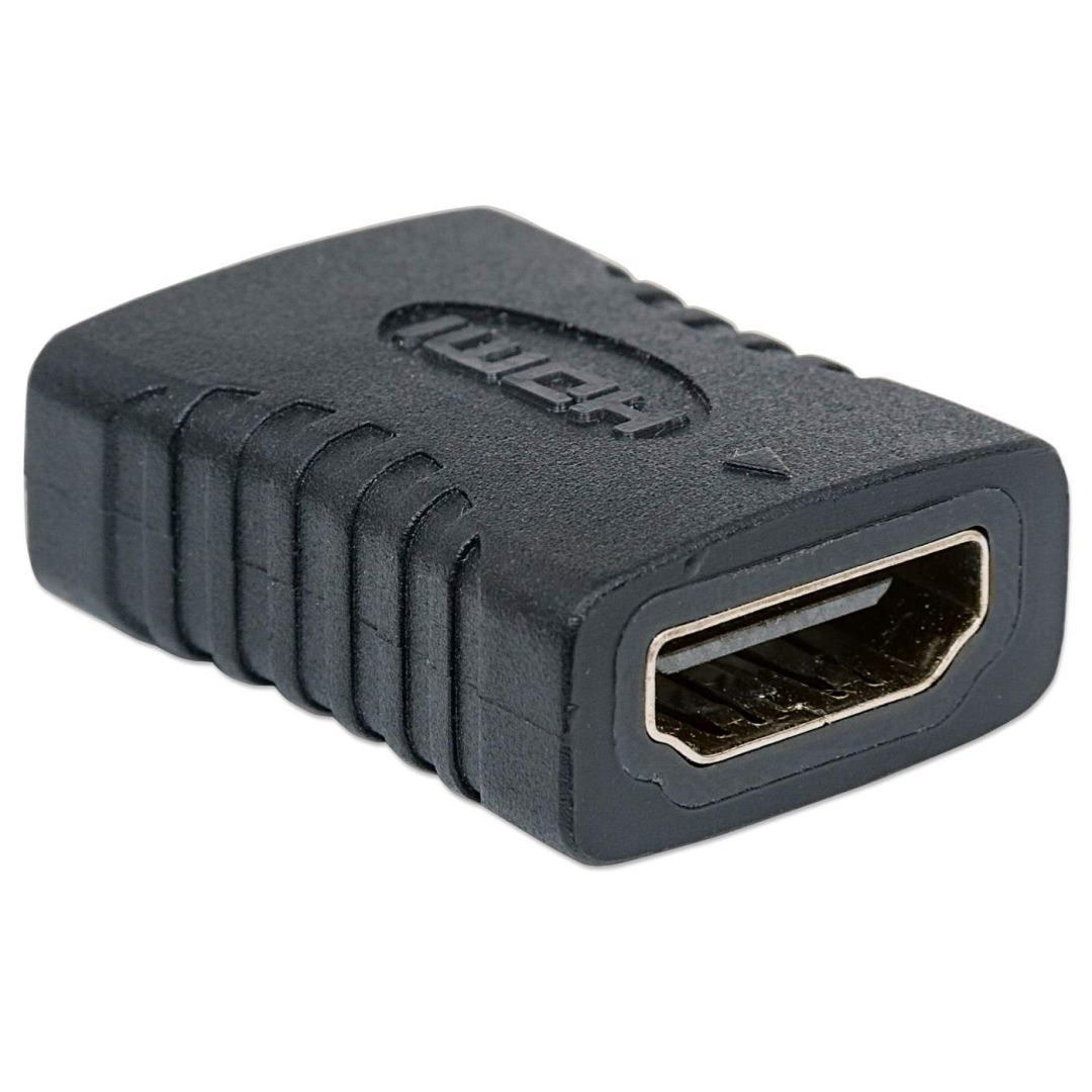 Manhattan HDMI A Female to A Female Coupler Black