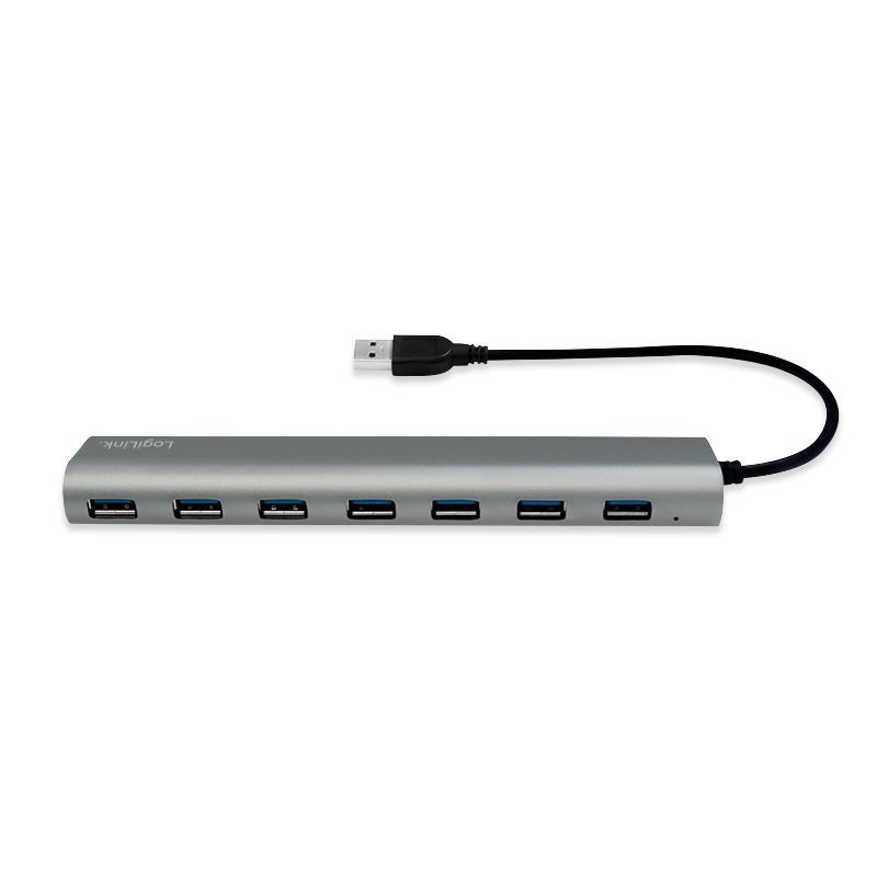 Logilink UA0308 USB 3.0 7-port hub with aluminum casing