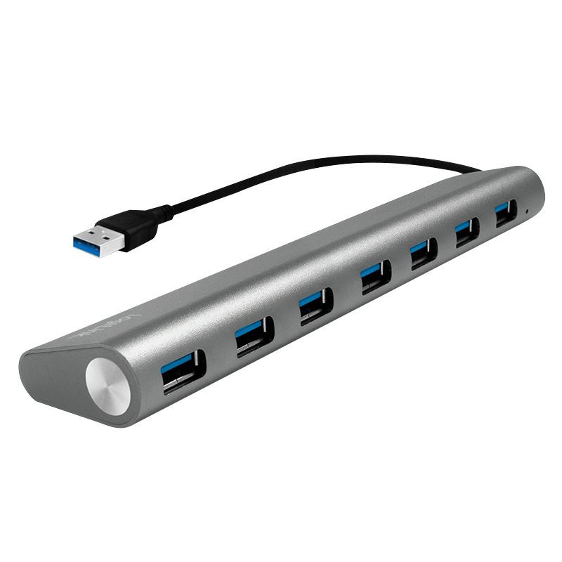 Logilink UA0308 USB 3.0 7-port hub with aluminum casing