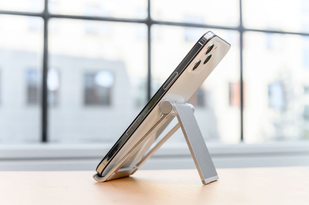 FIXED Aluminum table stand Frame Tab mobile phones and tablets Silver