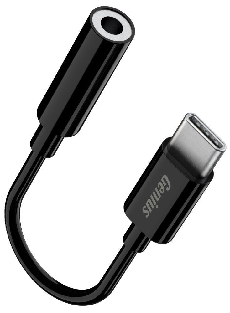 Genius ACC-C100 3,5mm audio jack to USB-C Black