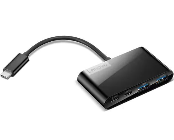 Lenovo Select USB-C 4-port Hub Black