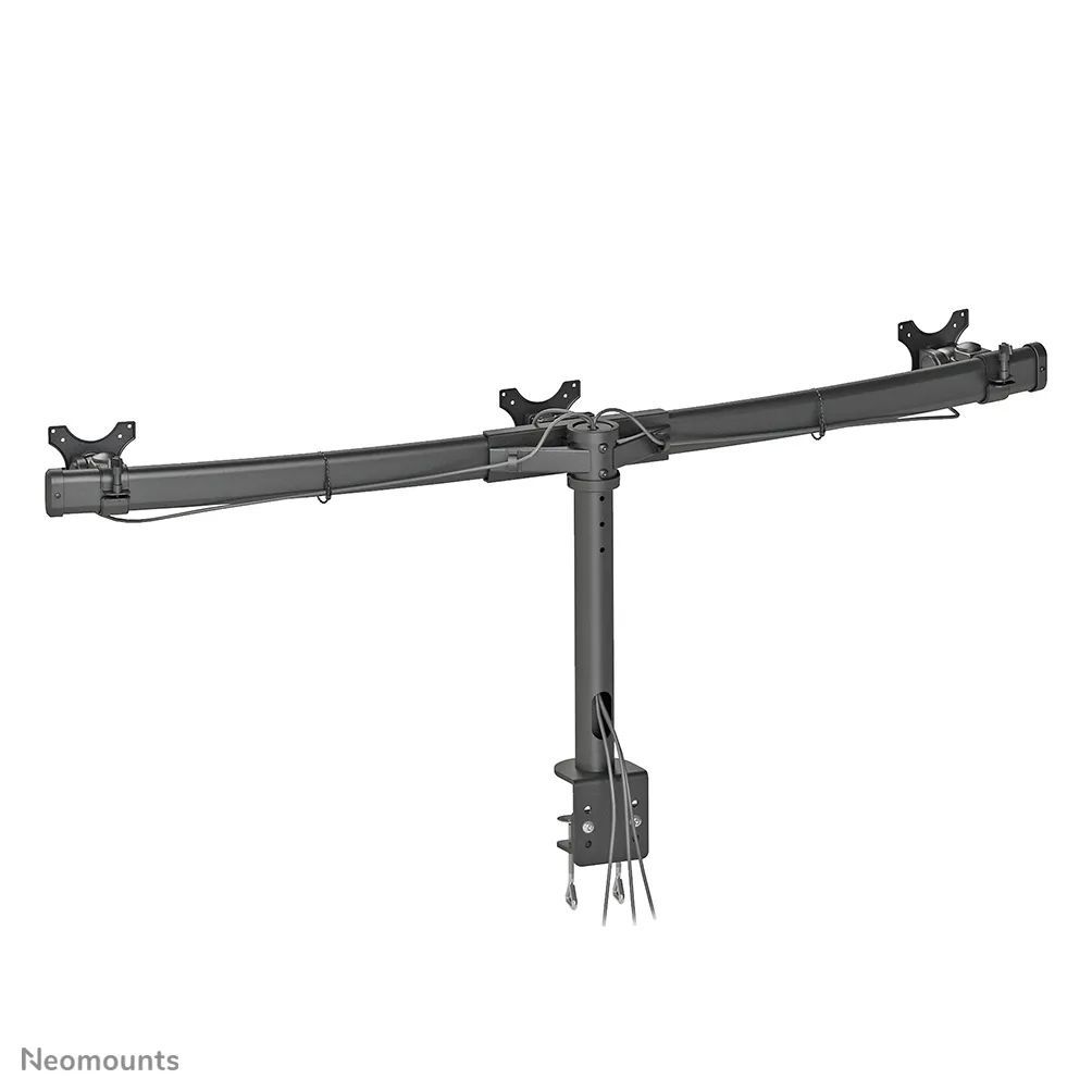 Neomounts FPMA-D700D3 Tilt/Turn/Rotate Triple desk monitor arm 10"-27" Black