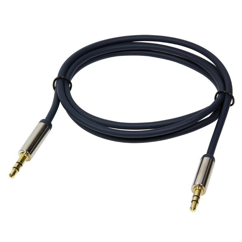 Logilink Audio 3.5 Stereo M/M straight 0,3m cable Blue