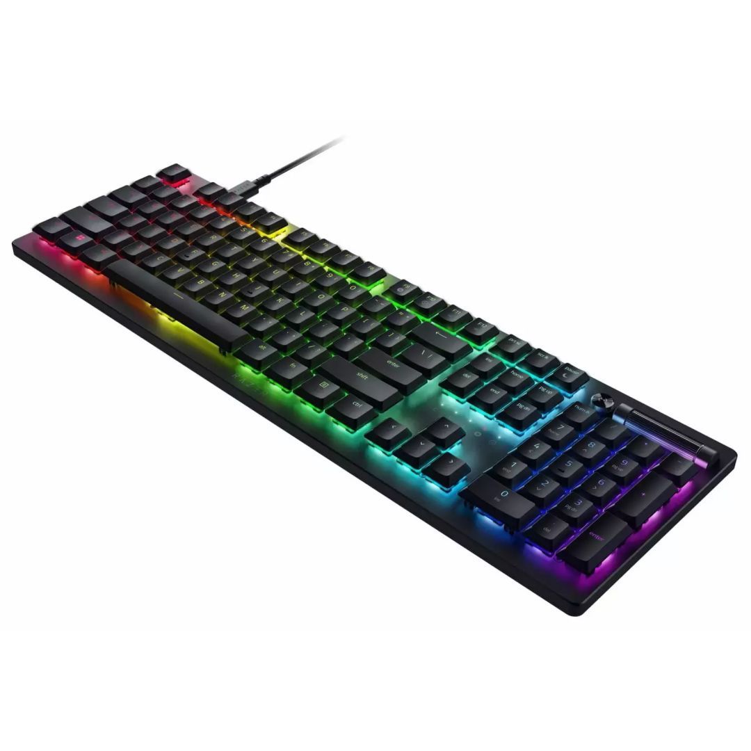 Razer DeathStalker V2 Clicky Optical Purple Switch Keyboard Black US