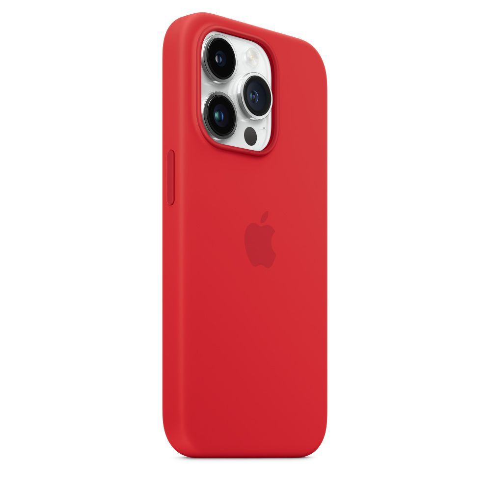 Apple iPhone 14 Pro Silicone Case with MagSafe Red