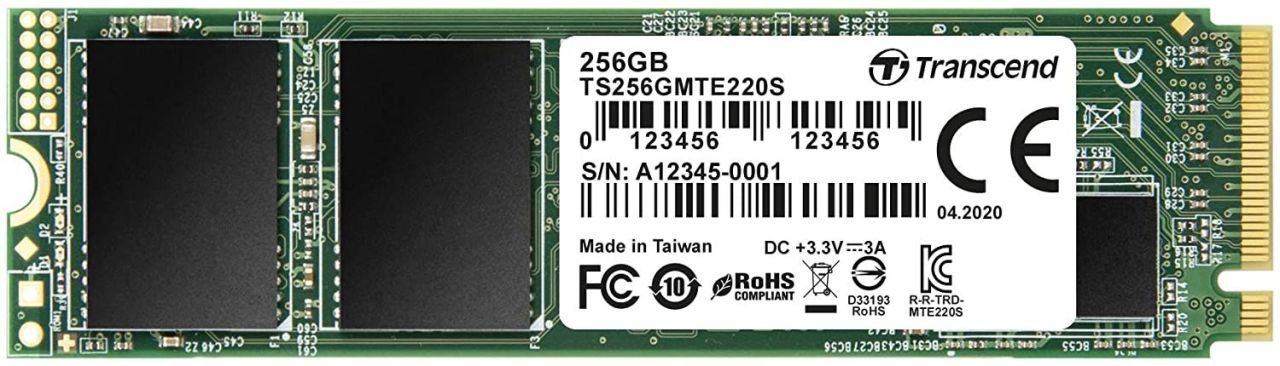 Transcend 256GB M.2 2280 NVMe