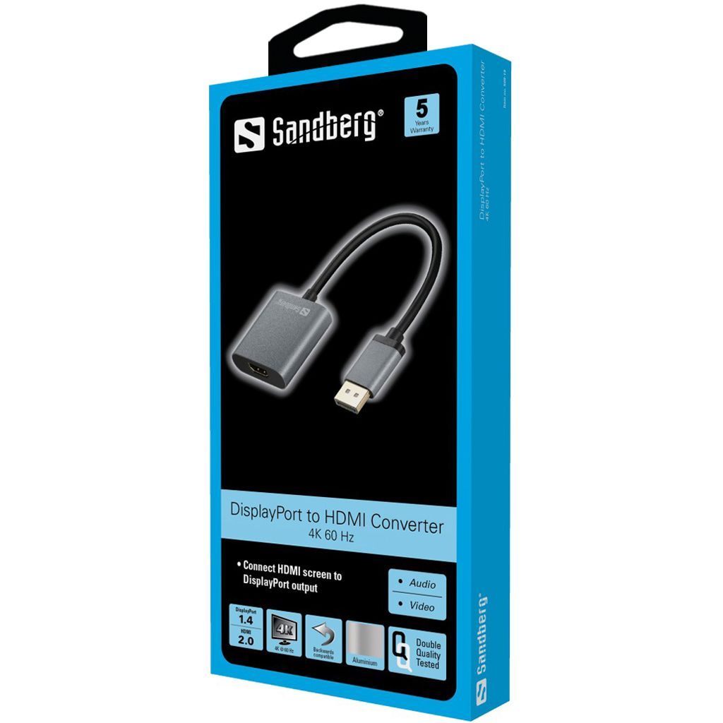 Sandberg Adapter DP1.4>HDMI2.0 4K60