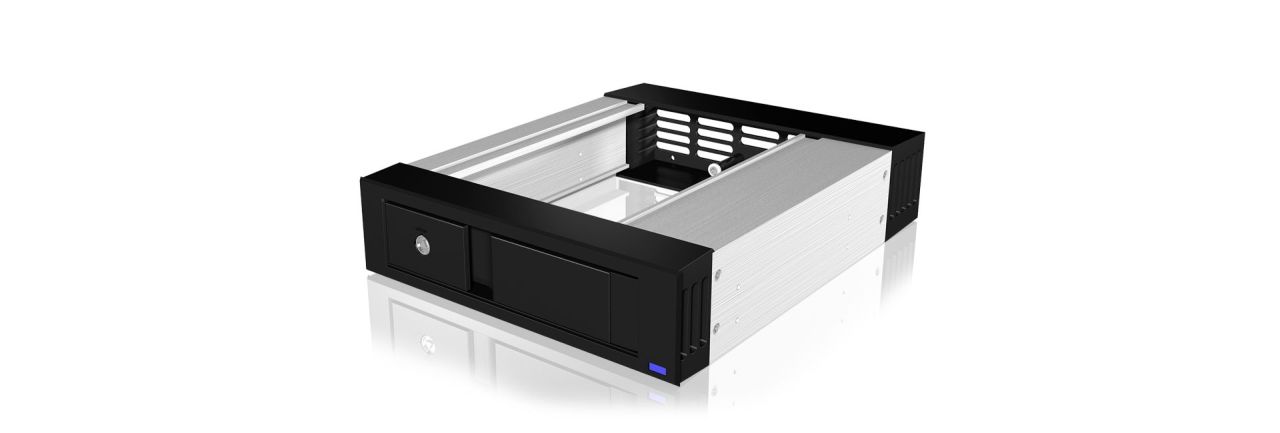 Raidsonic IcyBox IB-158SSK-B Trayless Mobil Rack for 3,5" SATA HDDs