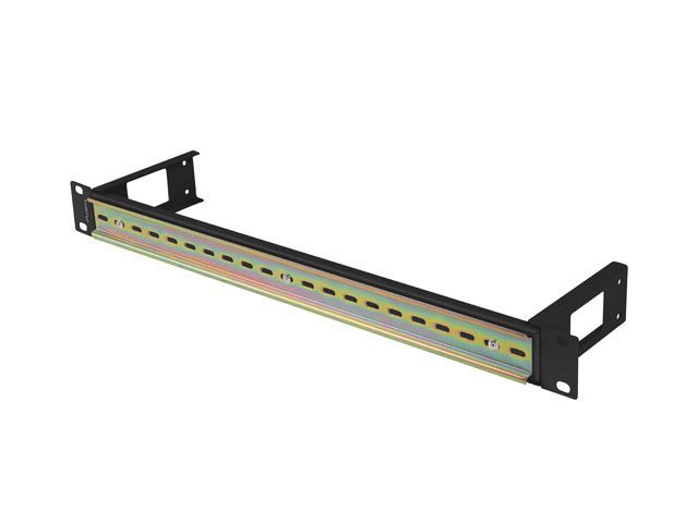 Lanberg 19" 1U sín panel Black