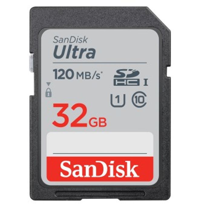 Sandisk 32GB SDHC Ultra Class 10 UHS-I