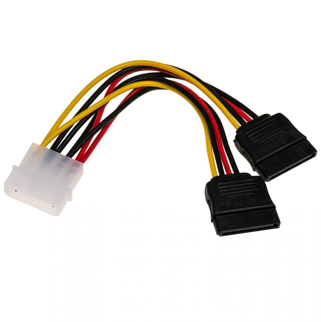 Akyga AK-CA-16 Adapter Molex / 2x SATA