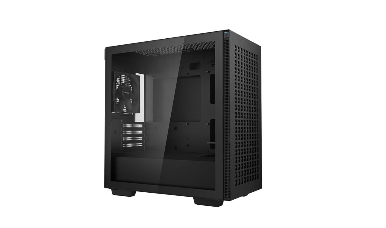 DeepCool CH370 Tempered Glass Black